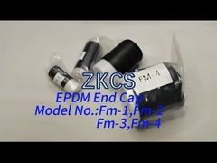 Ozon- en UV-resistentie Koud krimpen EPDM eindkap Voor kabels en leidingen