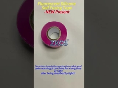 Rood warmtebestendige siliconen rubber elektrische band voor isolatie van kabels