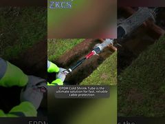 De grote Kabelod EPDM Koude krimpt Buis 1433mm voor Kabelod Hoogte krimpt Verhouding