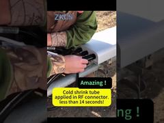 Koudkrimpslang voor RF-connectoren