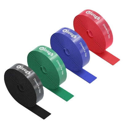 Aangepaste van de de Band Plastic Zelfsluitende Draad van de Bevestigingsmiddel Nylon Kabel de Klitbandkabel