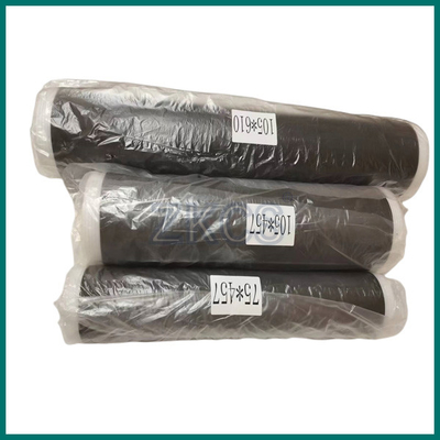 De n-type schakelaar paste Zwarte Koude aan krimpt het Rubbermateriaal van het Buissilicone