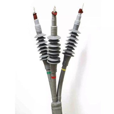 Drie kernen Koud krimpend interieur terminalsets dekt spanningen van 11KV tot 24KV