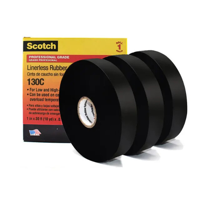 Zwart Rubber die Bandisolatie 130c voor Elektro 0.76mm verbinden