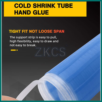 De geïsoleerde Siliconekoude krimpt Buis voor Handvatten 0.63in 16mm tot 1.3in 33mm Dia