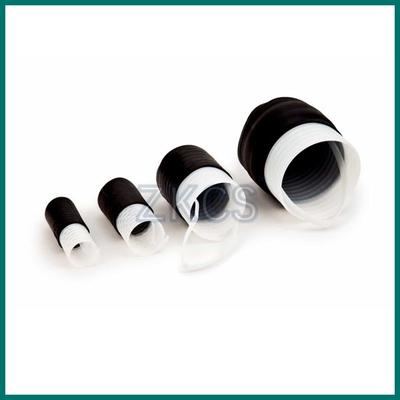 Black EPDM Cold End Caps voor milieuvriendelijke afdichting en mechanische bescherming van blootgestelde kabelpunten