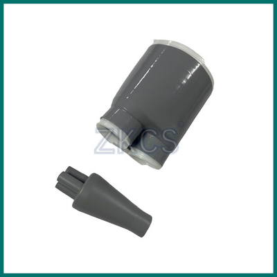 Donkergrijze siliconen rubber 3 Way Cold Shrink Cable Breakout Boot voor individuele kabelfasen bescherming