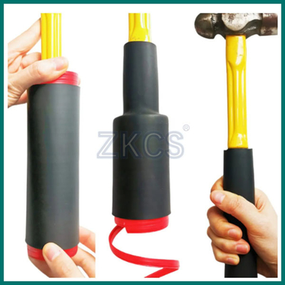 Textuur niet-glijdend, anti-slip, koud krimpend buisje EPDM-greep anti-glijdend buisje voor handgereedschapsbescherming