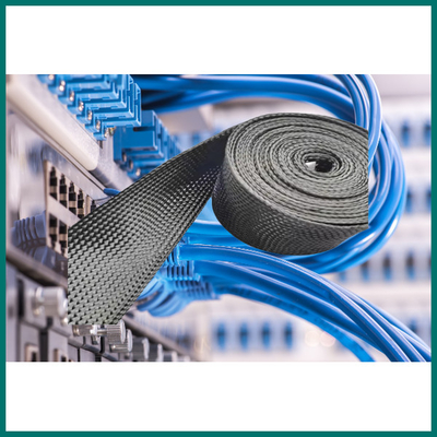 Hoogwaardige PET-sleeve elastisch gevlochten kabel-sleeve voor spoorwegen