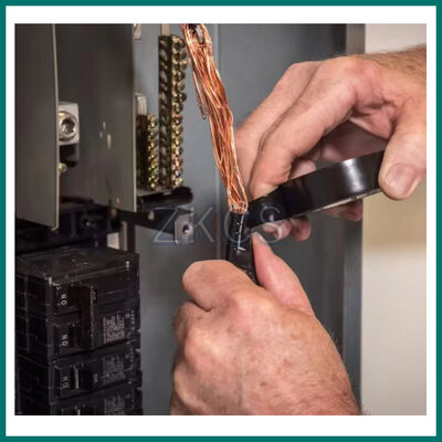 Rek bij breuk ≥ 150 procent Type isolatietape Temperatuurbestendigheid 180 graden Celsius Hittebestendige elektrische tape